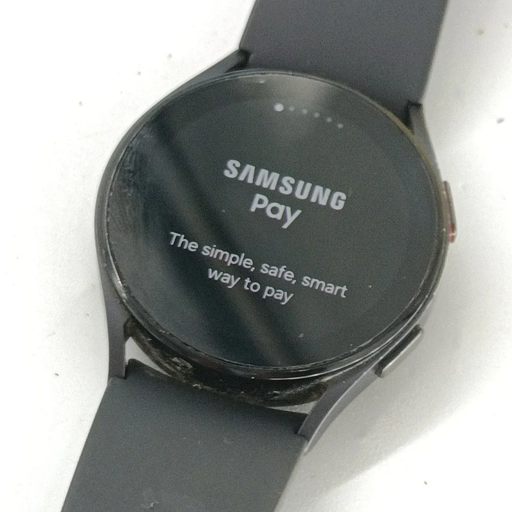 Samsung Galaxy Watch4 44mm Black SM-R870 Bluetooth GPS Smartwatch Charger eb